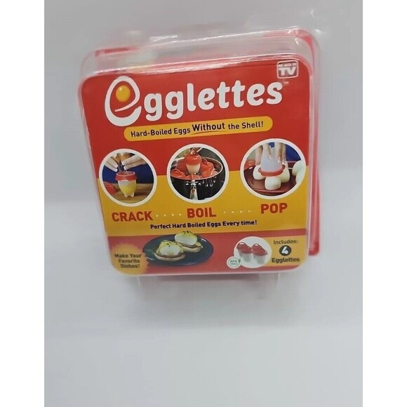 Egglettes Egg Cooker Hard Boiled Egg Pods, As Seen on TV - New - Picture 2 of 6